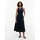A-Linien-Kleid Unifarben Schwarz 42/44