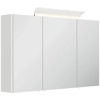 Posseik Spiegelschrank 100 cm weiß