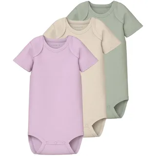 NAME IT Unisex Nbnbody 3p Ss Solid Rib Noos Nbnbody 3P Ss Solid Rib Noos (3er Pack)