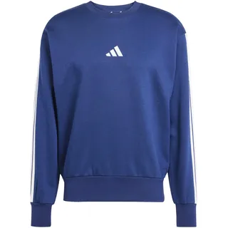 adidas Sweatshirt Essentials 3-Streifen Dunkelblau/Weiß L