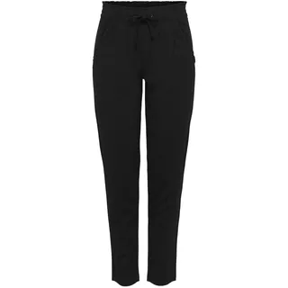 JdY Damen Hose Poptrash Pants Locker Loose Trousers JDYCATIA, Farben:Schwarz, Größe:XXL / 34L