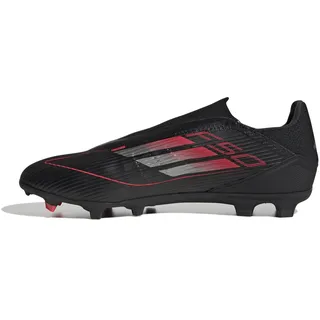 Unisex F50 League Laceless Football Boots FG/MG Fußballschuhe, Core Black/Iron Metallic/Lucid Red