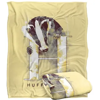 HARRY POTTER Silky Touch Optimalweiche Kuscheldecke, 152 x 127 cm