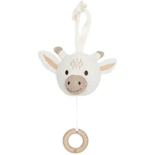 jollein 043-001-67076 Stoff Spieluhr Giraffe weiß/beige