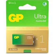 GP Batteries GP 1604AU-U1 A21 / 6LF22 / 9V Ultra Battery (1 Stk.), Batterien + Akkus
