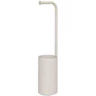5five - abroller Onyx mit Reserve toilettenpapier leinen