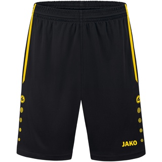 Jako Herren Sporthose Allround Schwarz/Citro, S