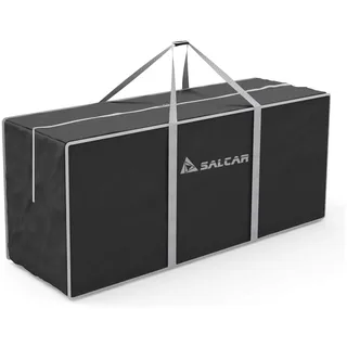 Salcar Aufbewahrungstasche für Weihnachtsbaum 150 x 50 x 60 cm Extra Groß geeignet für künstliche Bäume bis 270 cm, Schwarz - Schwarz