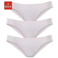 LASCANA Bikinislip, (Packung, 3 St.), aus hochwertiger Modal-Qualität, weiß