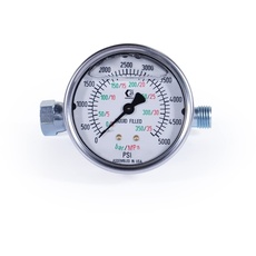 Graco 245856 Edelstahl-Manometer-Set – für Magnum A20, A30, A45, A60, A80, ProS19 und ProS21