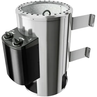 Karibu Saunaofen 3,6 kW + integrierte Steuerung Set mit 18 kg Steinen