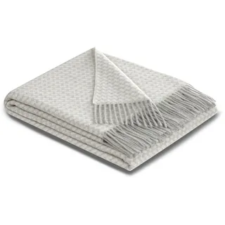 Biederlack Vivo Plaid 130 x 170 cm Silber/Grau