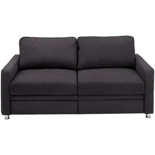 Beldomo Style Schlafsofa , Dunkelgrau , Textil , 206x90x100 cm , Goldenes M , Typenauswahl, Stoffauswahl, Rücken echt , Wohnzimmer, Sofas & Couches, Schlafsofas, Sonstige Schlafsofas