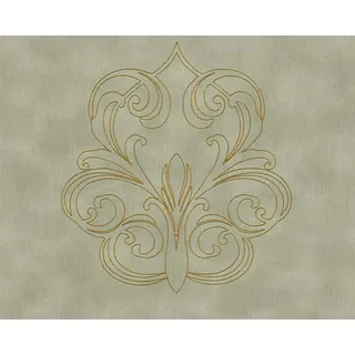 Architects Paper besticktes Panel Nobile strukturiert metallic, grün, 969834