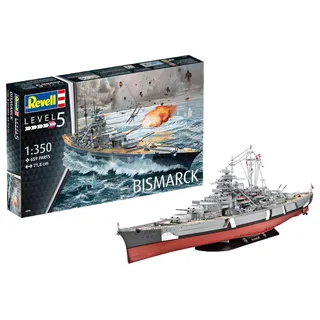 REVELL Bismarck Schiffsbausatz 1:350