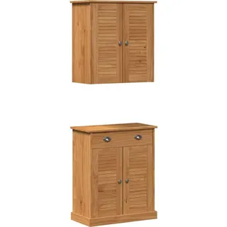 vidaXL VIGO 2-tlg. Braun