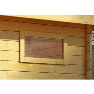 Karibu Systemhäuser Fenster 38 mm x 440 mm x 850 mm Aktion Naturbelassen