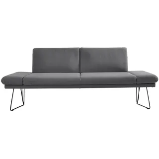 K+W Komfort & Wohnen Polsterbank Pego Grau 206 x 88 x 66 cm