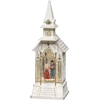 Konstsmide Laterne Kirche 33 cm Weiß