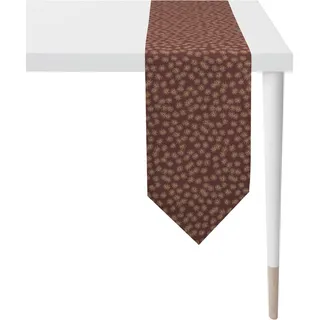 APELT "1501 Christmas Elegance, Weihnachtsdeko, Weihnachten", Lurex-Jacquardgewebe, rot, goldfarben),