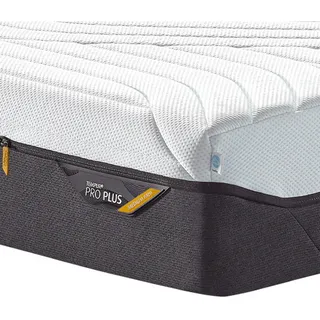 Tempur Matratze PRO Plus Med.firm , Anthrazit, Weiß , Textil , Füllung: Viskoelastischer Kern , rechteckig , 100x200 cm , Über- und Sondergrößen erhältlich, Bezug abnehmbar/waschbar, für verstellbare Lattenroste geeignet, alternative Größen erhältlich, Bezug rundum abnehmbar , Schlafzimmer, Matratzen, Viscomatratzen