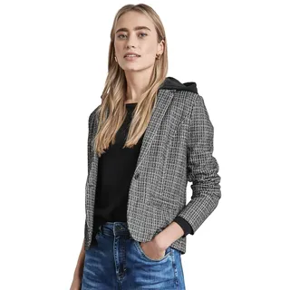 STREET ONE Damen A212376 Blazer mit Kapuze,Mehrfarbig,42