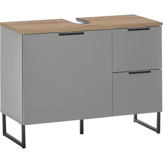 BASIC by Balculina Waschbeckenunterschrank Denver 80 x 60 x 35 cm Grau