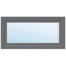 Kunststofffenster ARON Basic weiß/anthrazit 1100x750 mm DIN Rechts