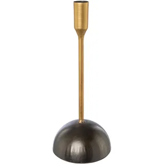Creativ deco Kerzenhalter Weihnachtsdeko 25 cm goldfarben/schwarz