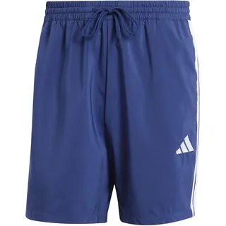 adidas Herren Essential Three Stripes Chelsea Short, Dark Blue/White, L