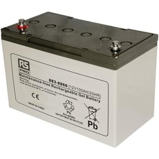 Rs Pro 12v 96Ah Gel Lead Acid Battery (12 V, 100000 mAh)