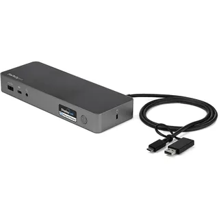 Startech DK30C2DPPDUE USB-C & USB Hub, Schwarz,