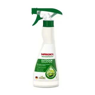 Heitmann IMPRÄGNOL Outdoor Imprägnierspray, Textilien, PFC-frei, Waschbasiertes Imprägniermittel bietet Schutz vor Schmutz und Nässe, 250 ml - Sprühflasche