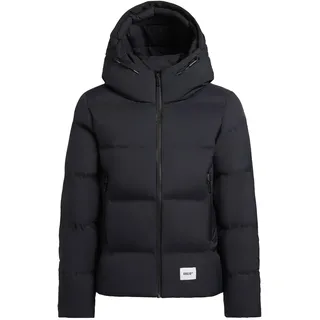 khujo Winterjacke »Winterjacke Liev-YM«, mit Kapuze, Warme gesteppte Damen Kapuzenjacke, blau