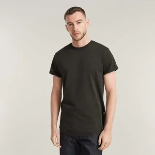 G-Star Lash Ribbed Kurzarm-t-shirt - Asfalt - L