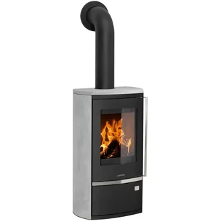 Justus Reno R Stahl Schwarz/Abdeckplatte Speckstein