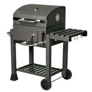 Mr. Gardener Holzkohlegrill Ottawa, Edelstahlrost, 47,5x41cm, 915085 - Schwarz