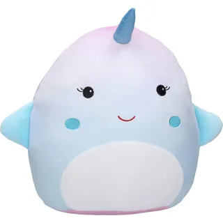 Wiky Plüschkissen Einhorn Fisch 25 cm Kuschelkissen Kinder - Bunt