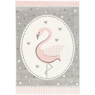 Pergamon Kinder Teppich Maui Kids Pastell Flamingo (160 x 230 cm, Teppiche , Böden, Teppiche, Kinderzimmer
