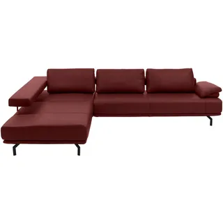 Dieter Knoll Ecksofa , Brombeere , Leder , Echtleder , Rindleder , Uni , L-Form , 325x255 cm , Typenauswahl, Fußauswahl, Lederauswahl, Stoffauswahl, Sitzqualitäten, seitenverkehrt erhältlich , Wohnzimmer, Sofas & Couches, Sofas, Ledersofas