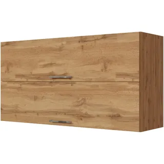 Held Hochschrank Eiche Wotan 110 x 34 x 57 cm Gelb