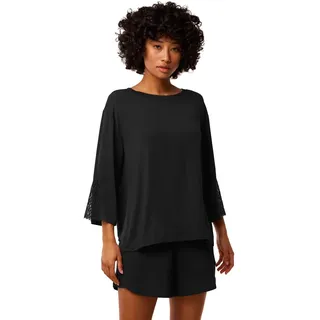 Triumph Damen Aura Spotlight Top Shirt, SCHWARZ, 36