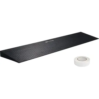 Vevor Schwellenrampe Vollgummi 90x20x3cm Laderampe schwarz