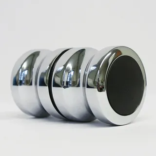 Breuer Elana Komfort Drehfalt-Duschtür 90 2 Falttüren, 90x90, Alu silber matt, Klarglas hell