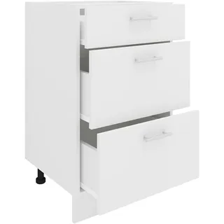 VCM Unterschrank 50 x 46 x 82 cm Weiß