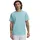 LC Kurzarm-T-Shirt Blau/Weiß M