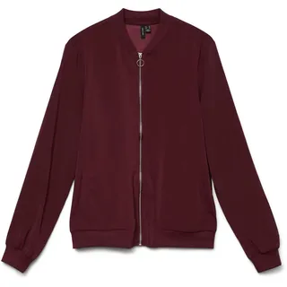 VERO MODA Damen Vmcoco L/S Bomber Ga Noos Kurzjacke, Winetasting, XS