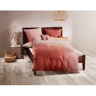 KAEPPEL MASTER Karomuster Orange 155 x 220 cm + 2 x 80 x 80 cm