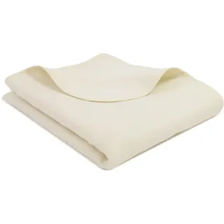 Zollner Kuscheldecke, 160x200 cm, 100% Baumwolle, Weiß , Textil , 160x200 cm , Oeko-Tex® Standard 100 , Heimtextilien, Wohntextilien, Decken, Kuscheldecken