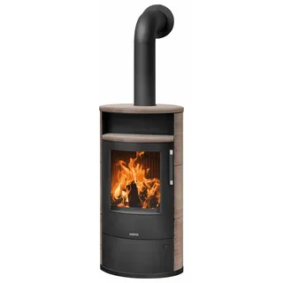 Justus Island 7 2.0 Stahl Schwarz/Abdeckplatte Keramik Grappa